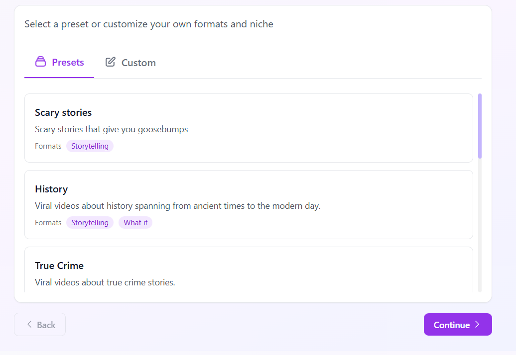 Step 1: Choose Your Story Template